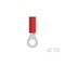 Te Connectivity Ring Terminal, #8 Stud Size, 22 AWG, 300 V, Nylon Insulated, Red 1-320551-2 - alternate 2